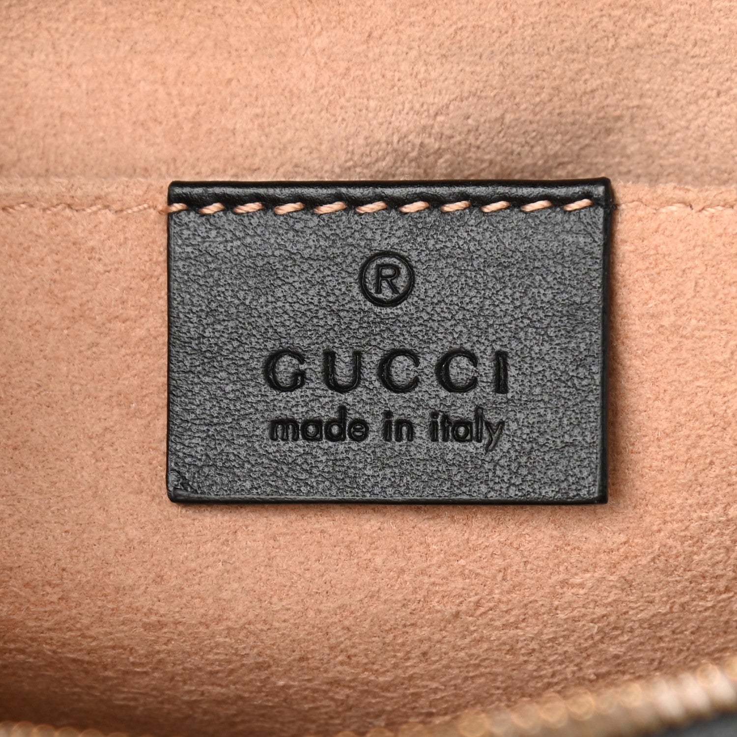 Gucci Calfskin Matelasse Small GG Marmont Chain Shoulder Bag Black 6 of 9