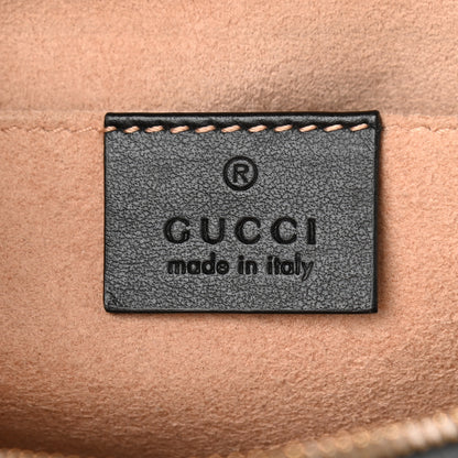 Gucci Calfskin Matelasse Small GG Marmont Chain Shoulder Bag Black 6 of 9