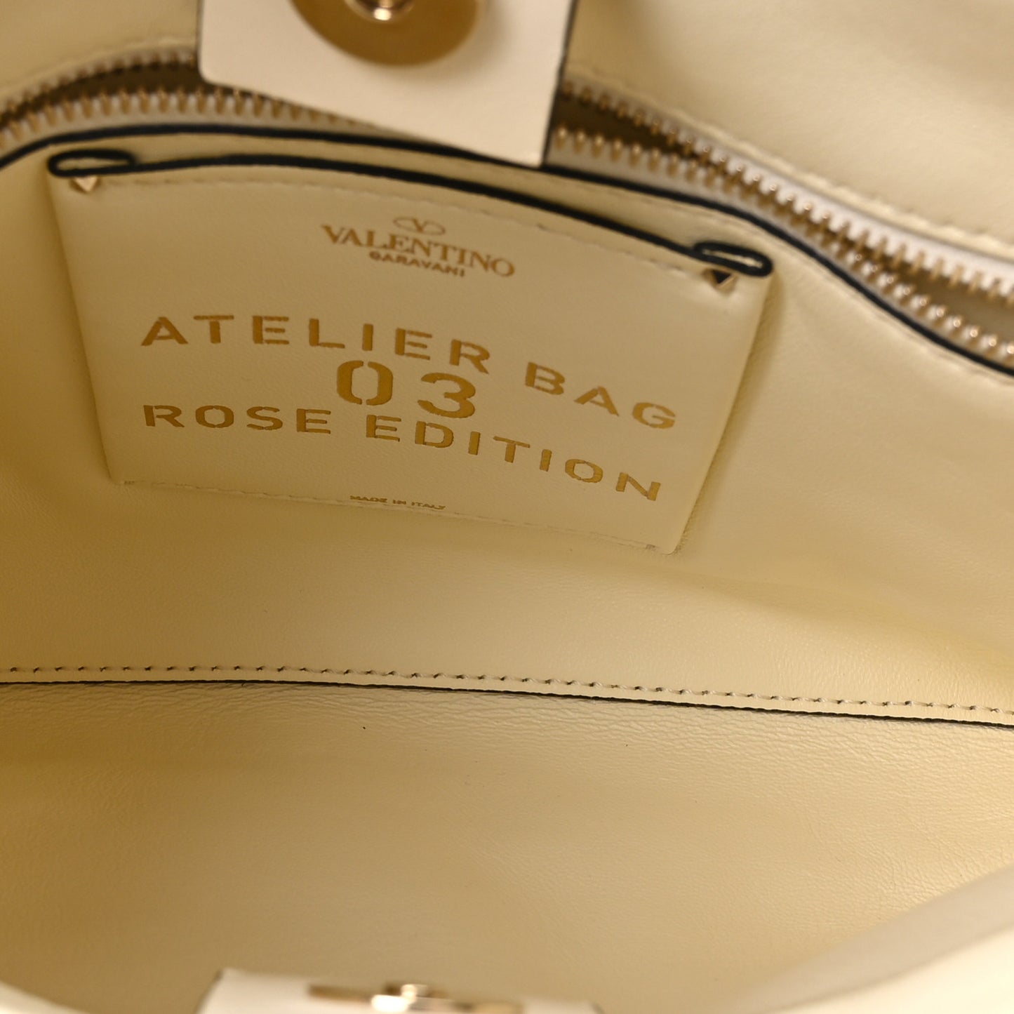 Nappa Atelier 03 Rose Edition Small Hobo White