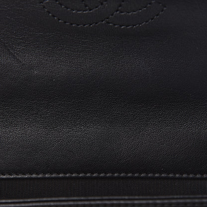 Chanel Lambskin Quilted Small Camellia Flower Flap Black 8 of 11