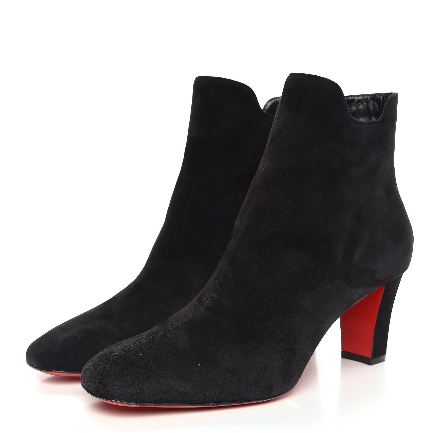Christian Louboutin Veau Velours Tiagada 70 Ankle Boot 41.5 Black 3 of 8