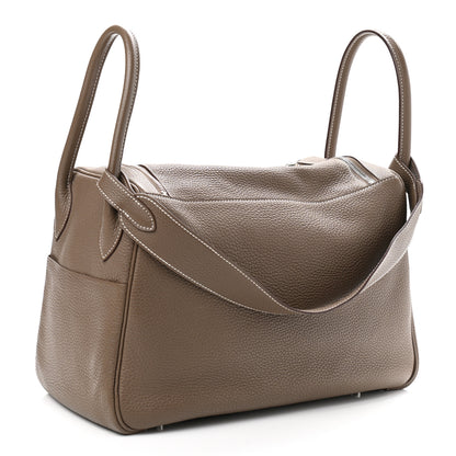 Hermes Taurillon Clemence Lindy 34 Etoupe 3 of 10