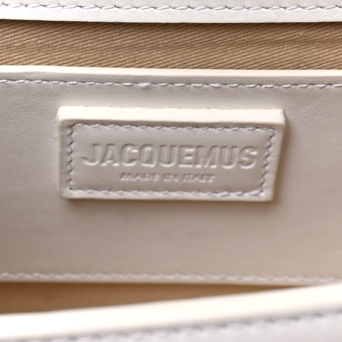 Smooth Calfskin Le Grand Bambino White
