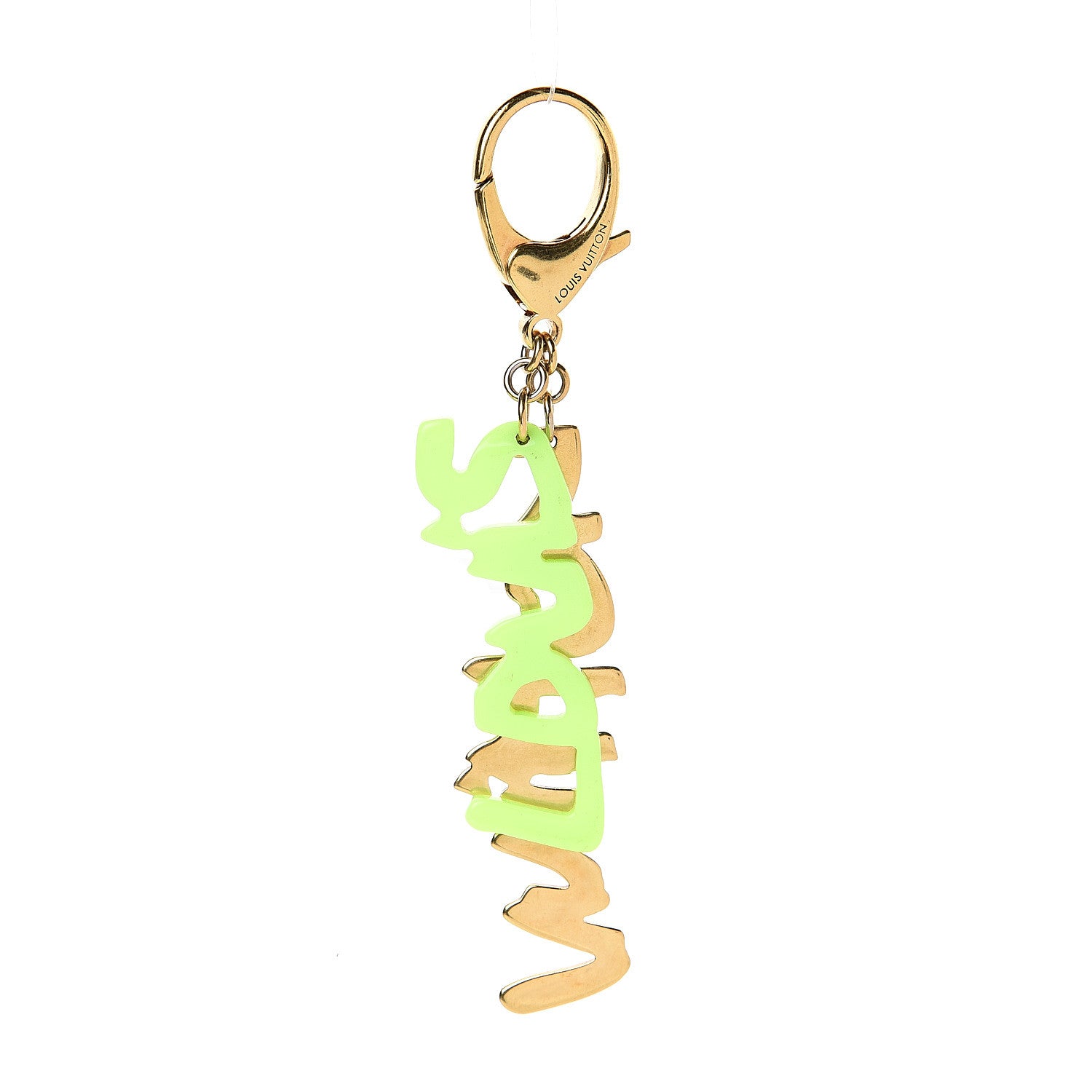 Louis Vuitton Graffiti Bag Charm Green 1 of 2