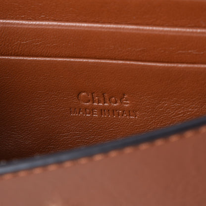 Chloe Suede Calfskin Mini Faye Shoulder Bag Tobacco 6 of 7