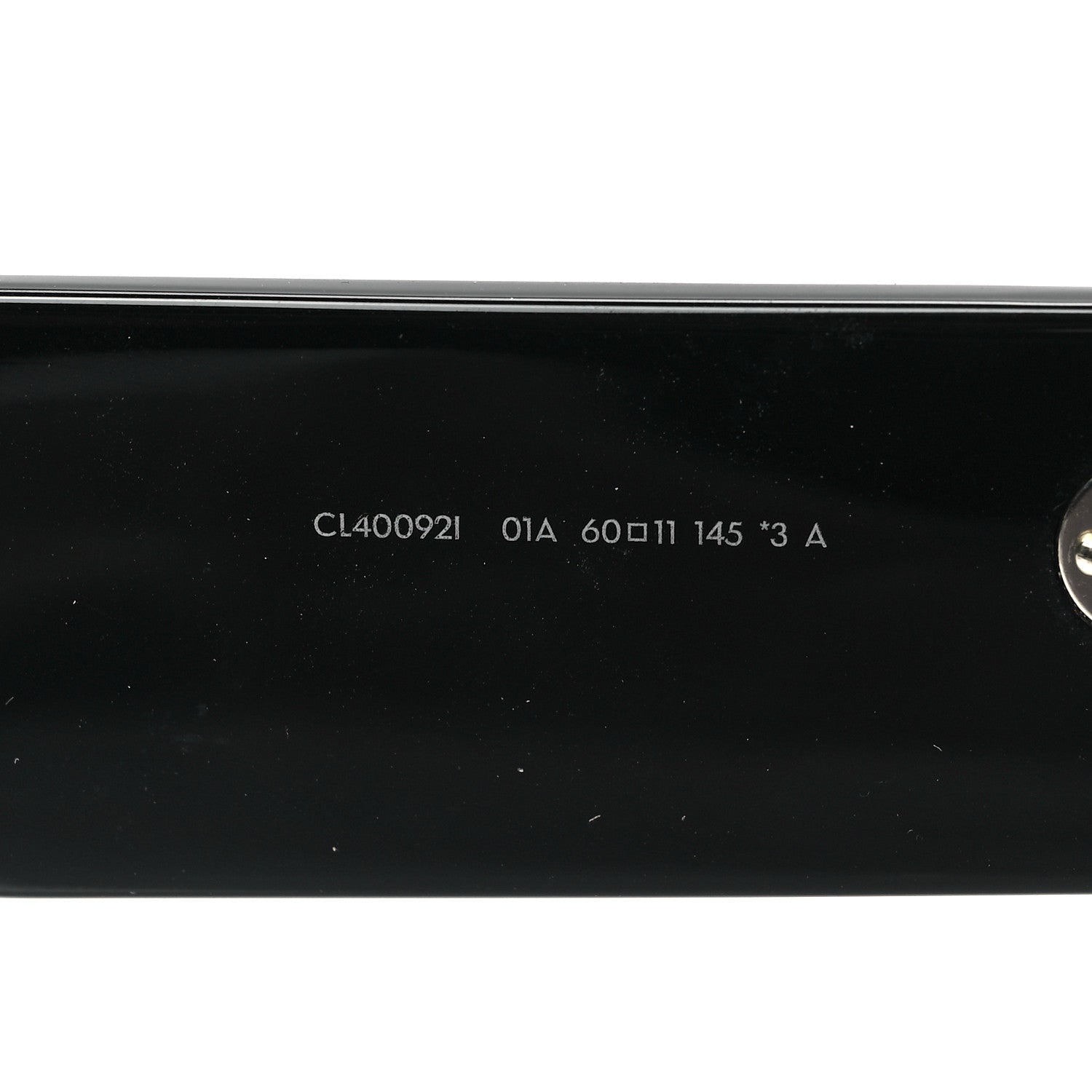 Celine Acetate Flat Top Rectangular Sunglasses CL400921 Black 6 of 6