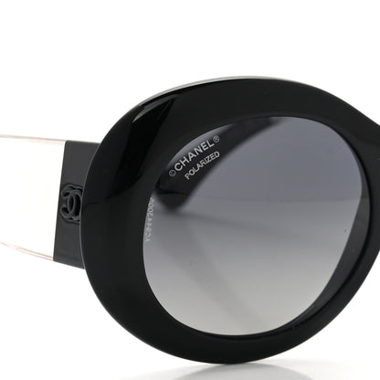 Chanel Signature Oval Polarized Sunglasses 5265 Black 7 of 8
