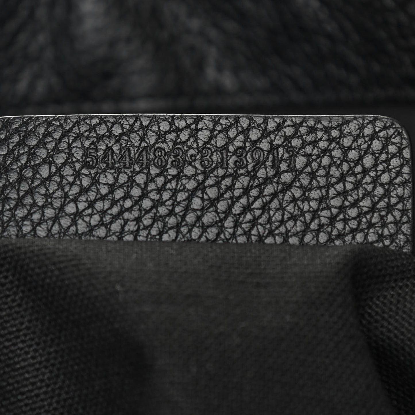 Grainy Calfskin Padlock Skull Clutch Black