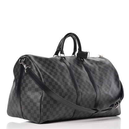 Louis Vuitton Damier Graphite Keepall Bandouliere 55 3 of 8