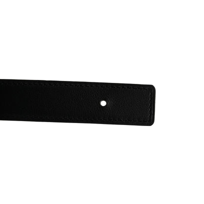 Hermes Epsom Swift 24mm Mini Constance Guilloche H Belt 95/38 Black Orange 8 of 10