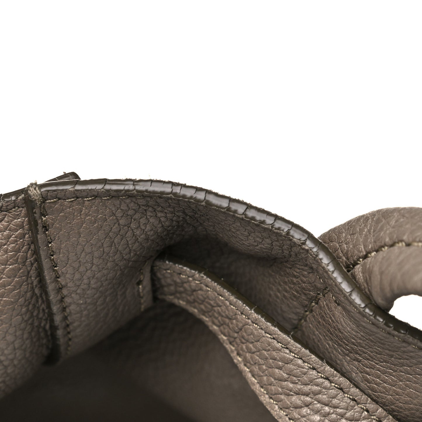 Soft Grained Calfskin Medium Belt Cabas Phantom Souris
