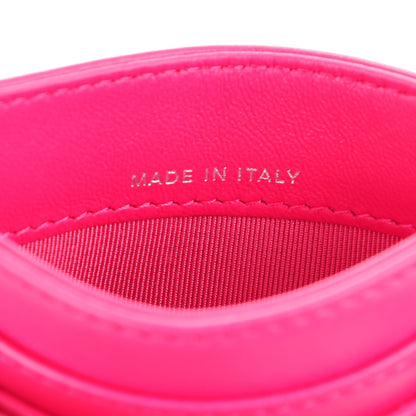 Chanel Lambskin Quilted Card Holder Fuchsia 7 of 8