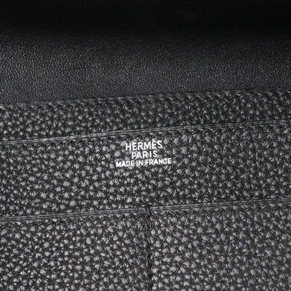 Hermes Togo Dogon Duo Wallet Black 9 of 12