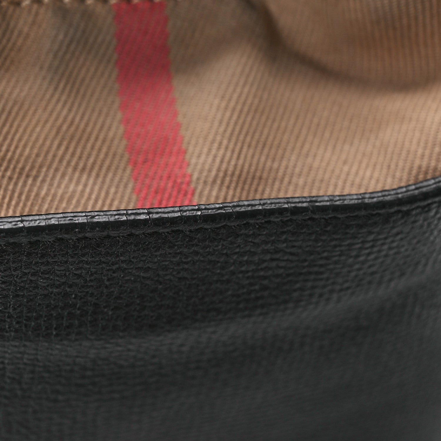 Burberry Calfskin House Check Little Crush Black 11 of 14