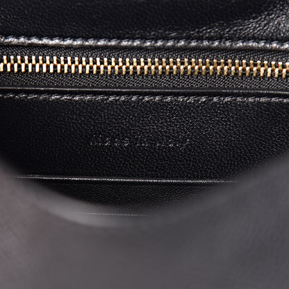 Celine Grained Calfskin Small Trotteur Black 7 of 9