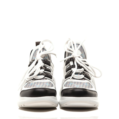Louis Vuitton Calfskin Pop LV Archlight Sneakers 37 Blue 2 of 9