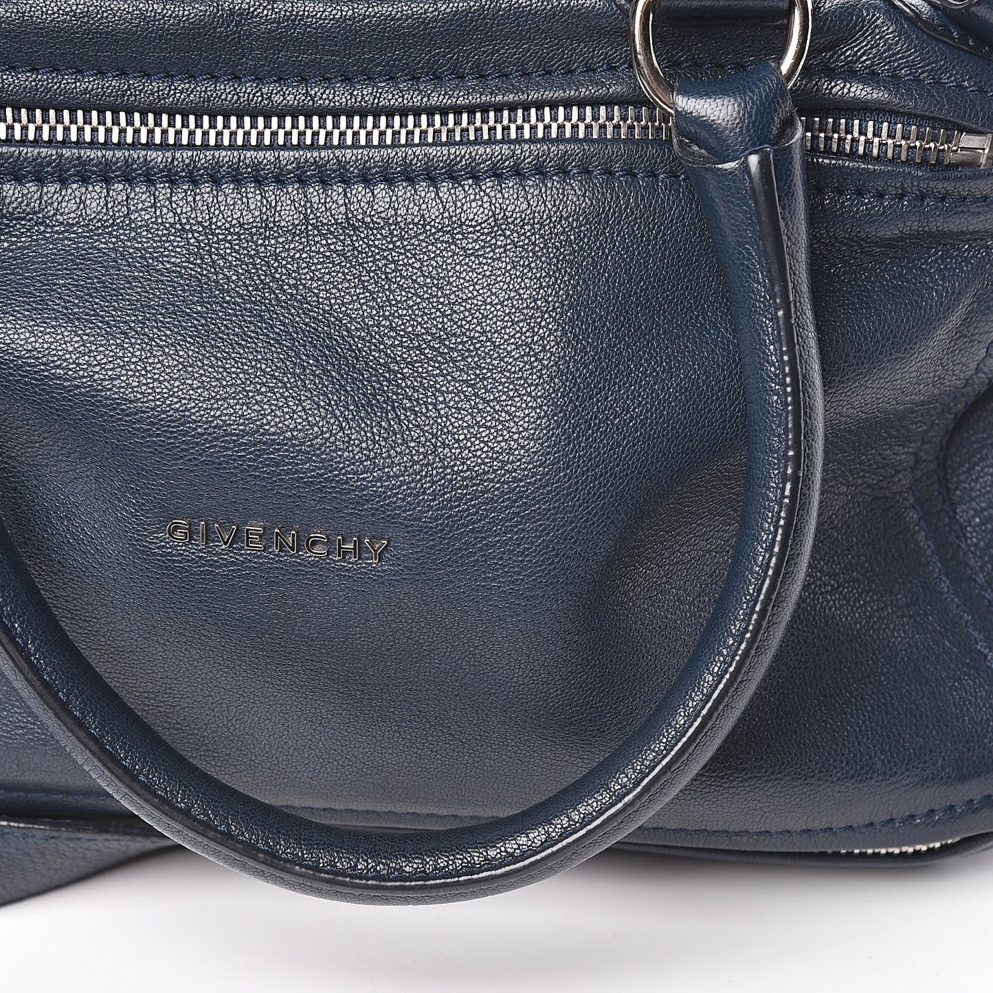 Sugar Goatskin Medium Pandora Navy