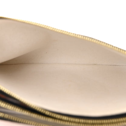 Louis Vuitton Monogram Giant Crafty Double Zip Pochette Creme Caramel 5 of 11