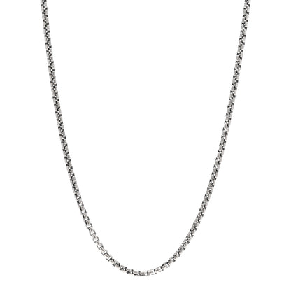 David Yurman Sterling Silver 2.7mm Small Box Chain Necklace 22" 1 of 5