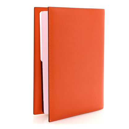 Hermes Chamonix Globe Trotter Agenda PM Cover Orange 3 of 7