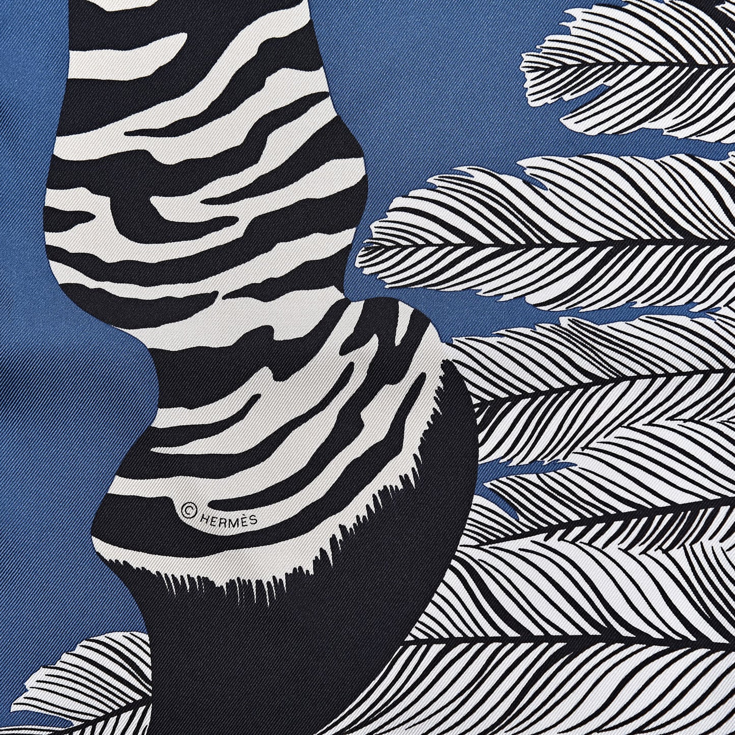 Silk Zebra Pegasus Scarf 90