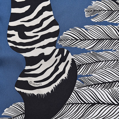 Hermes Silk Zebra Pegasus Scarf 90 5 of 6
