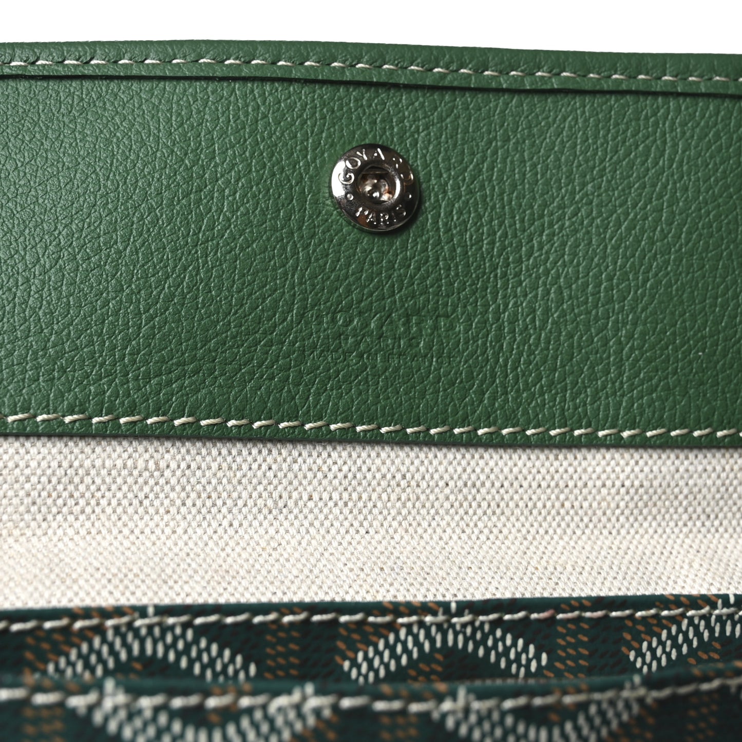Goyardine Pouch Green