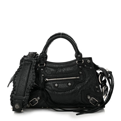 Balenciaga Agneau Arena Neo Cagole City Handbag XS Black 1 of 12
