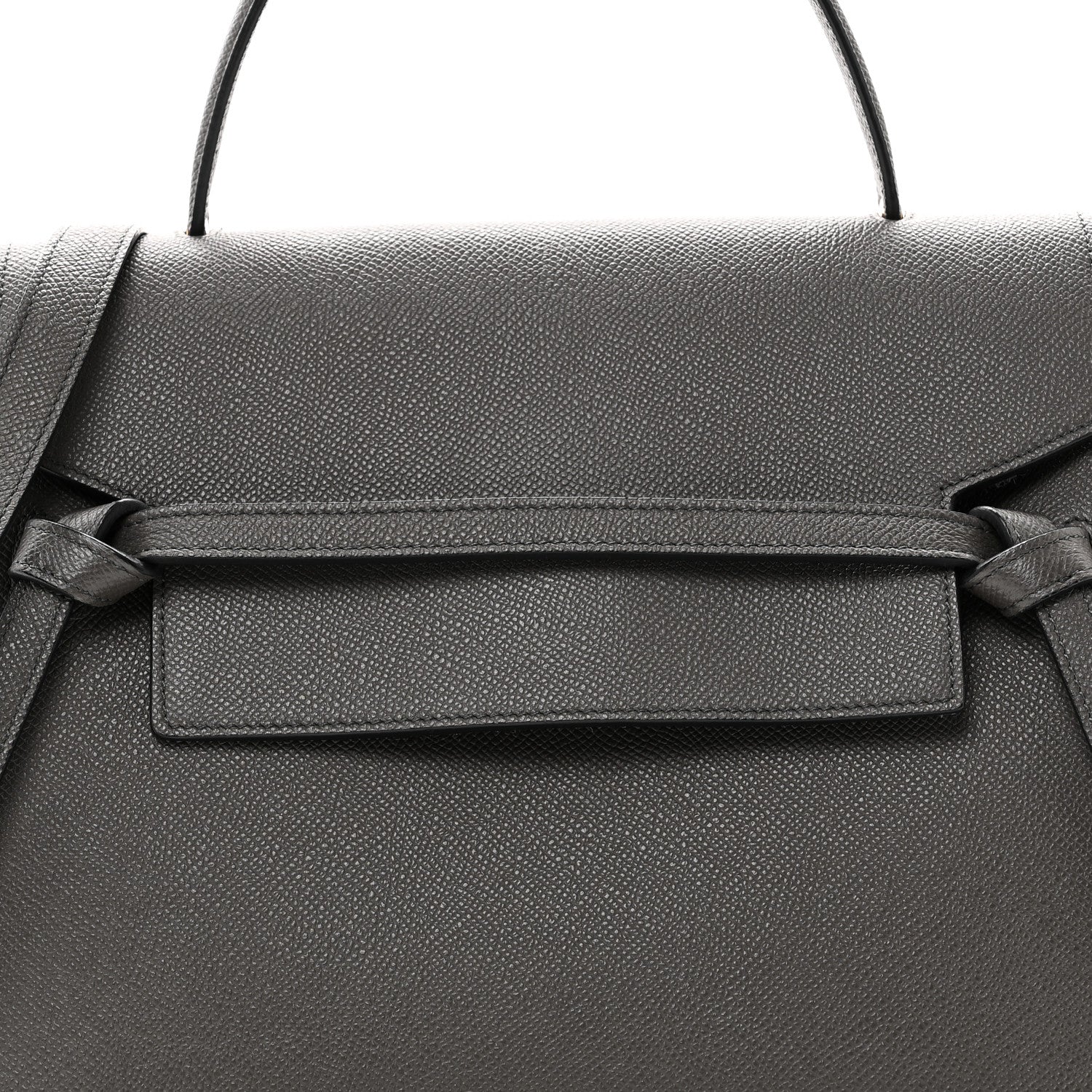 Celine Grained Calfskin Mini Belt Bag Grey 8 of 10