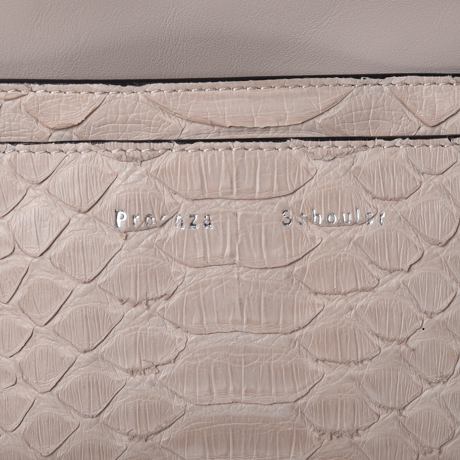 Proenza Schouler Python Small PS Courier Backpack Canvas 6 of 10