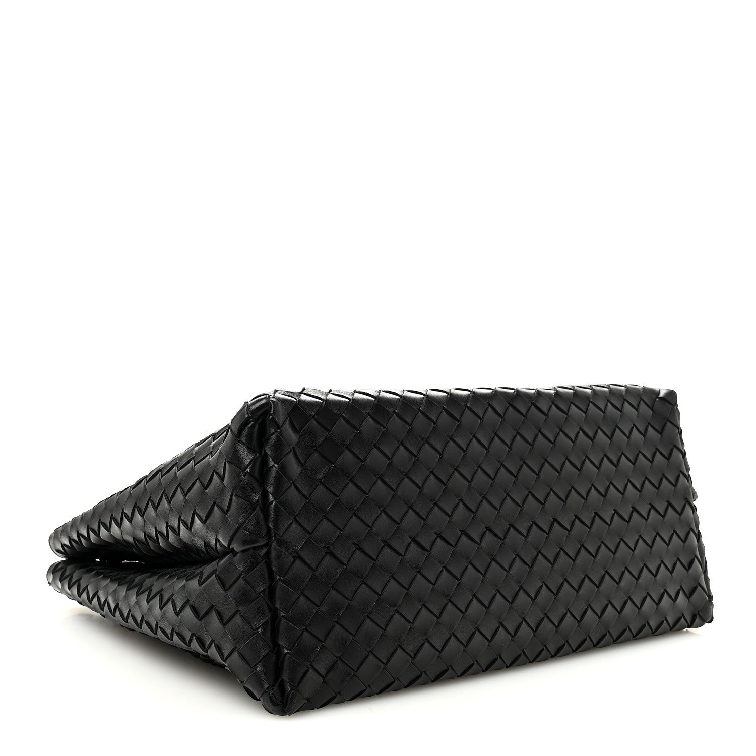 Bottega Veneta Nappa Intrecciato Large Andiamo Shoulder Bag Black 4 of 9