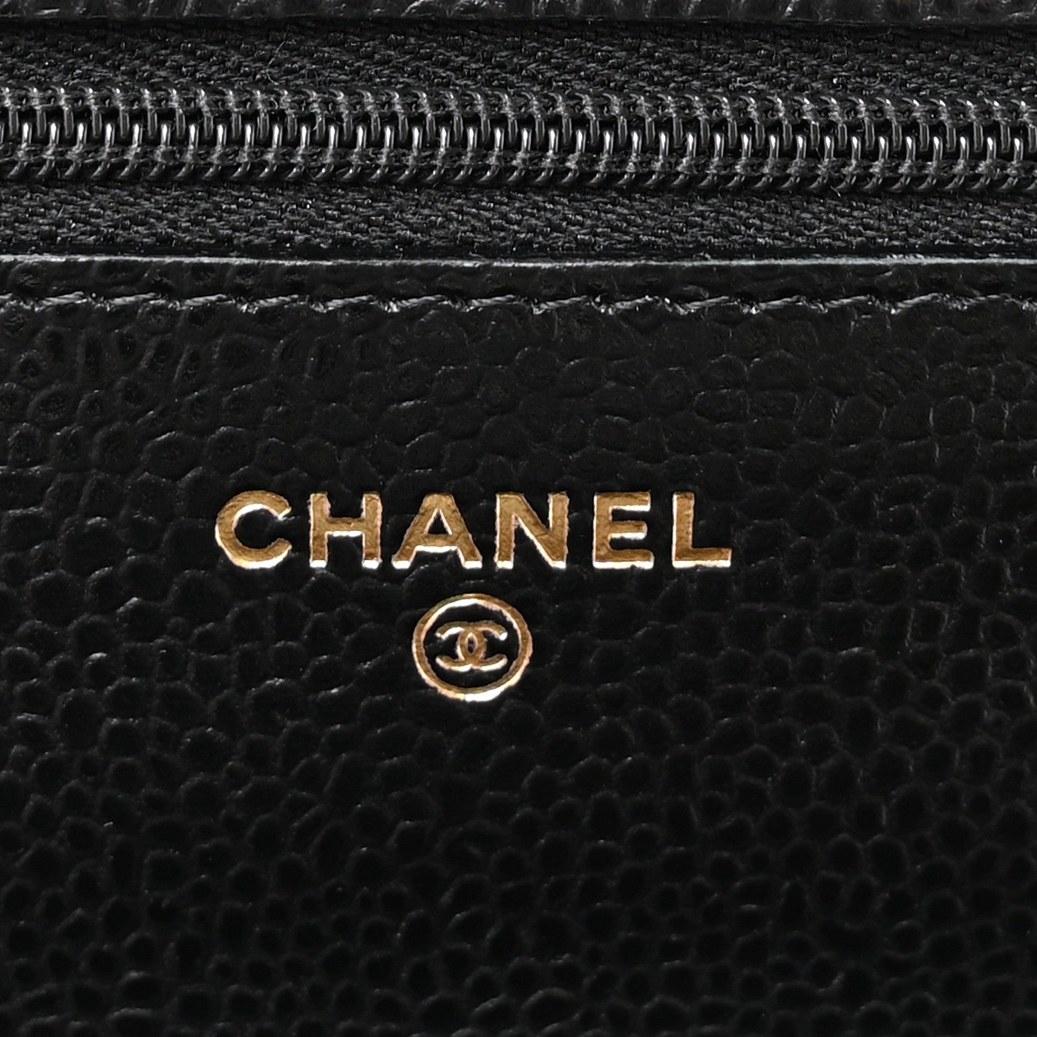Chanel Caviar Quilted CC Turnlock Wallet On Chain WOC Black 6 of 12