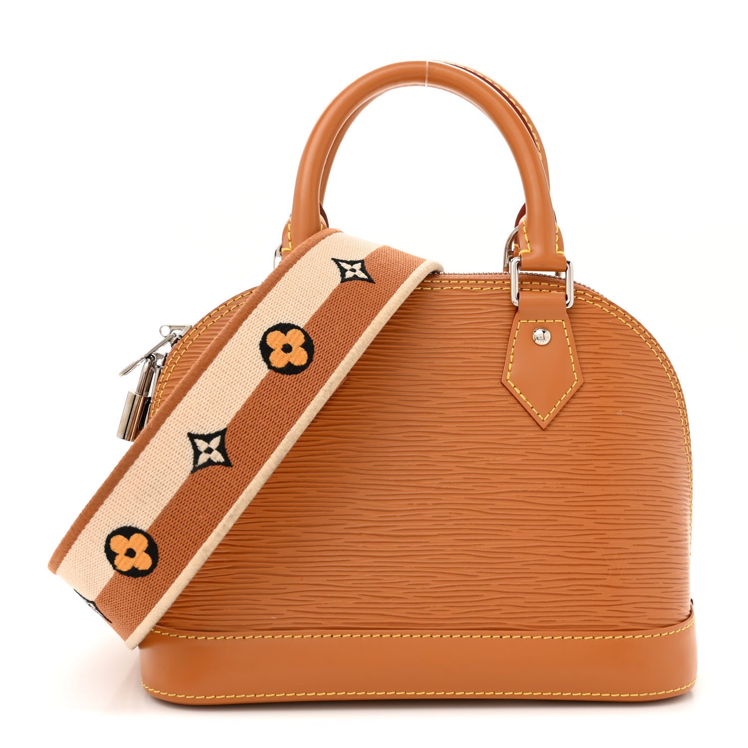 Louis Vuitton Epi Jacquard Alma BB Honey Gold 1 of 11