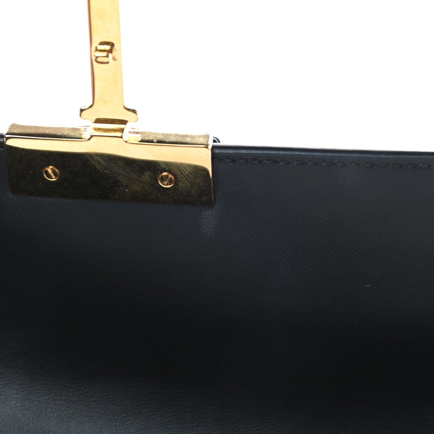 Crinkled Lambskin 30 Montaigne Clutch Black