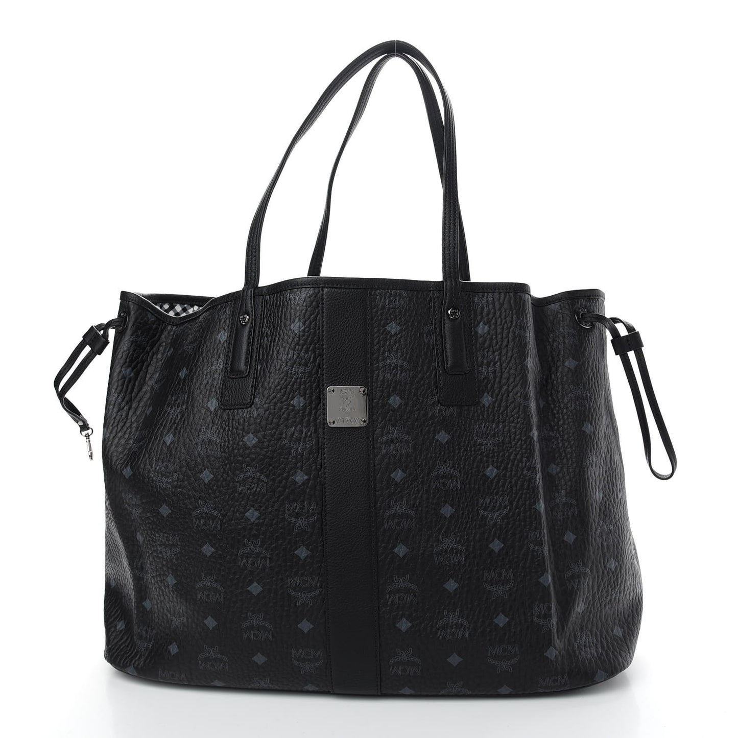 Visetos Large Liz Reversible Shopper Tote Black
