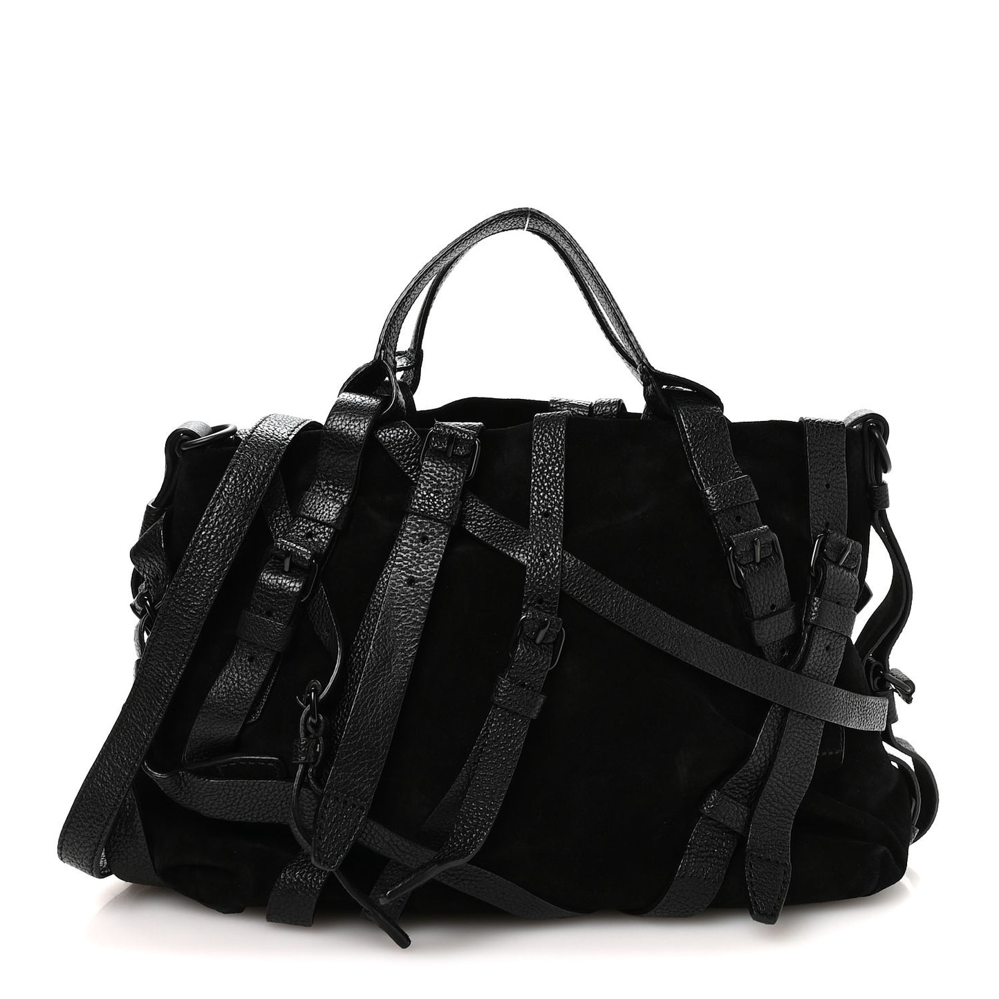 Suede Kirsten Satchel Black