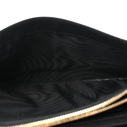 Prada Saffiano Metal Continental Flap Wallet Black 5 of 14