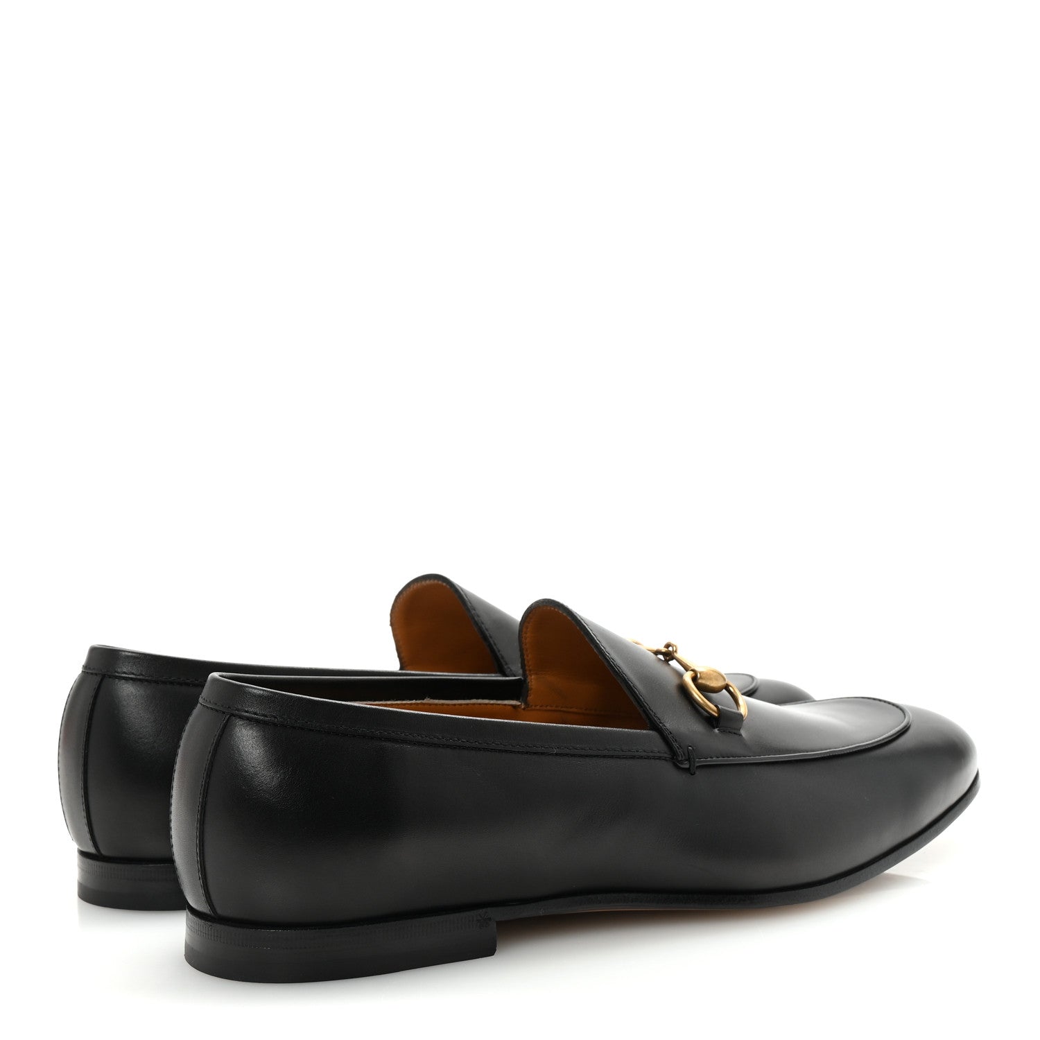 Gucci Betis Glamour Horsebit Mens Jordaan Loafers 10 Black 5 of 10