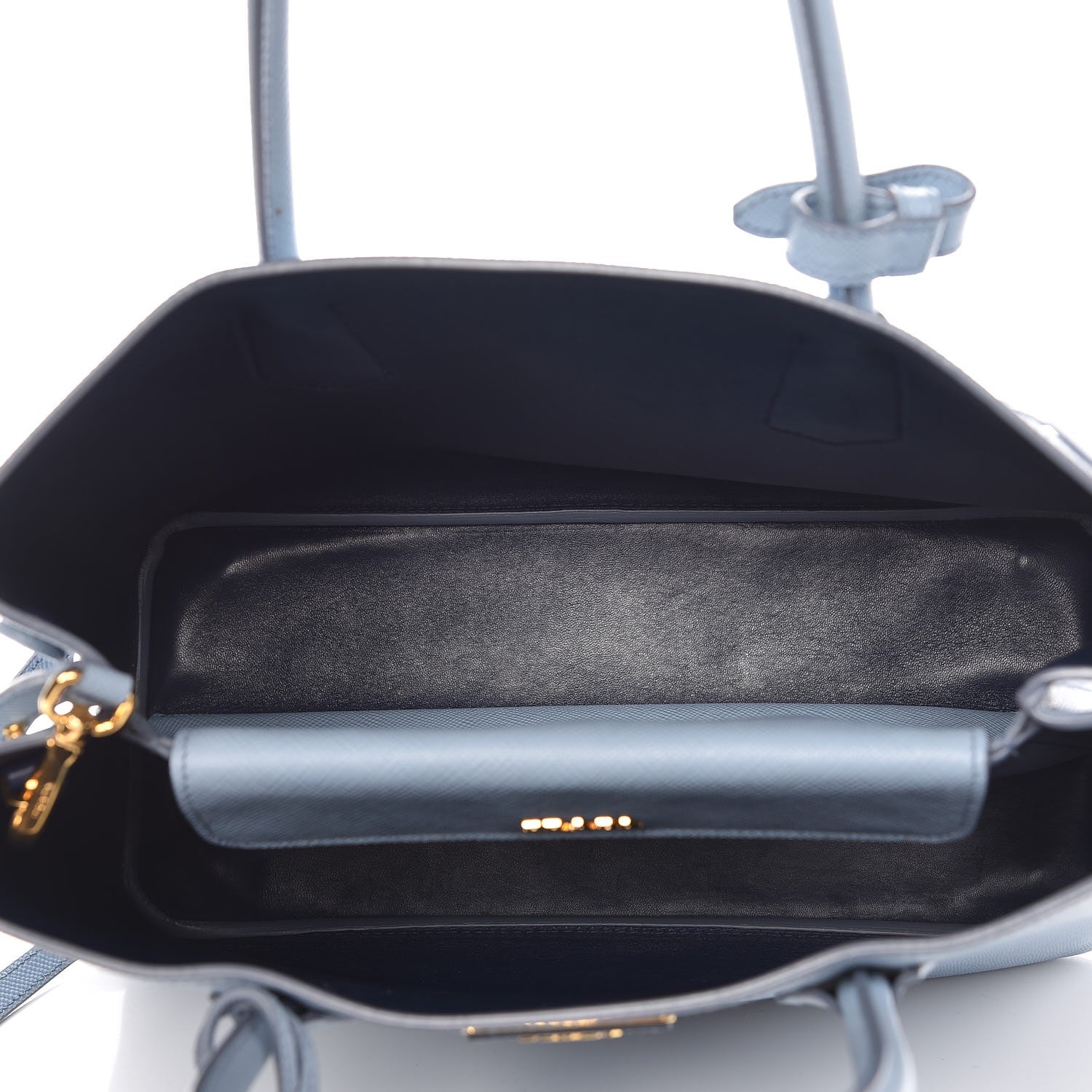 Prada Saffiano Cuir Small Double Bag Astrale 6 of 7