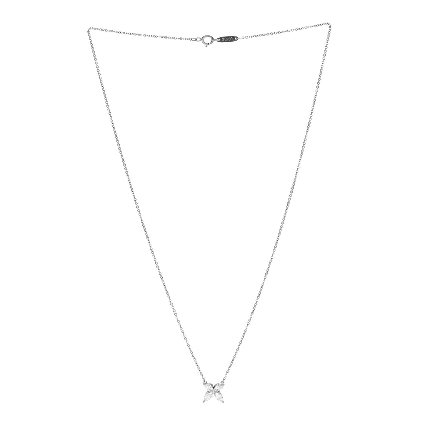 Platinum Diamond Medium Victoria Necklace