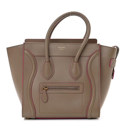 Celine Palmelato Calfskin Micro Luggage Beige 1 of 20
