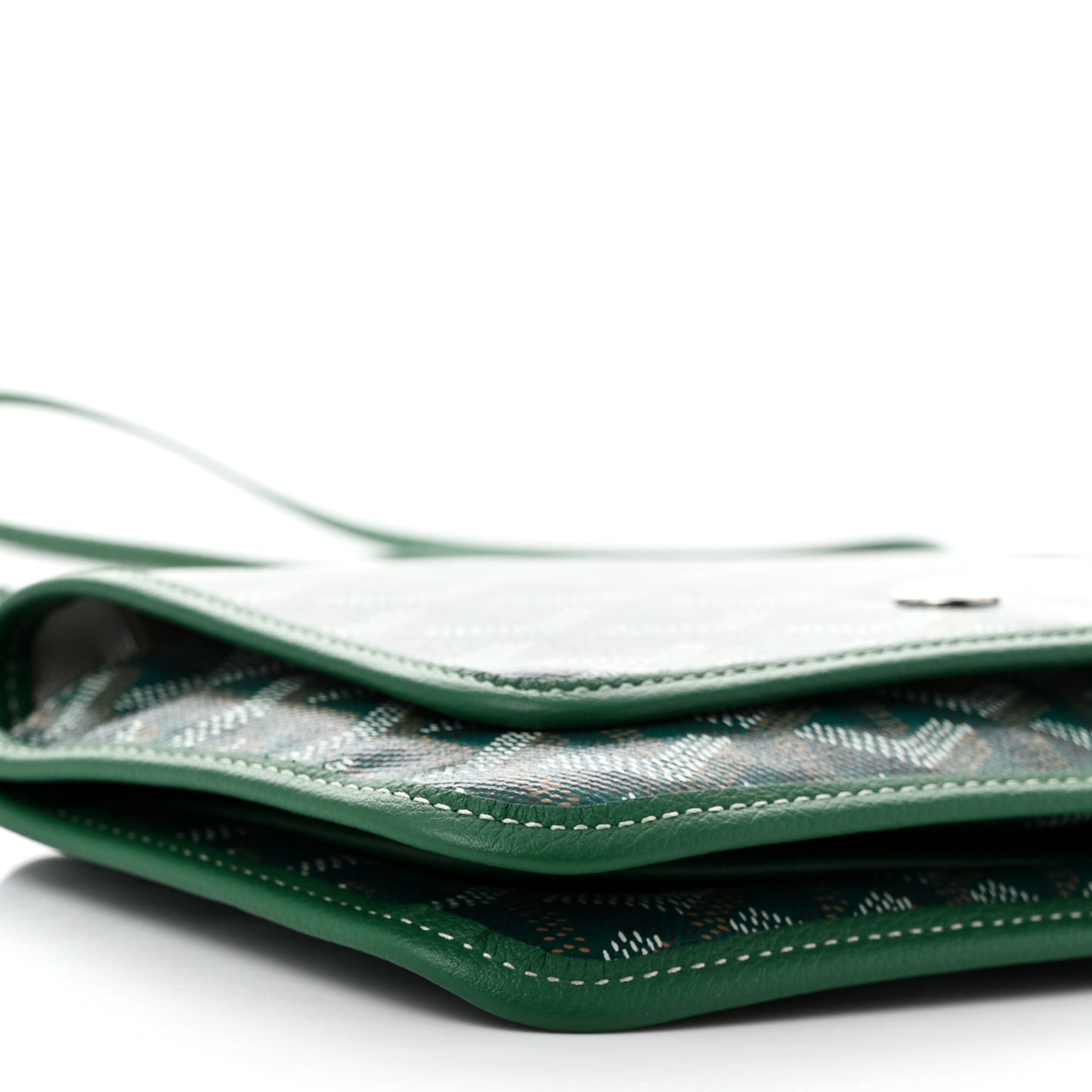 Goyardine Plumet Wallet Clutch Green
