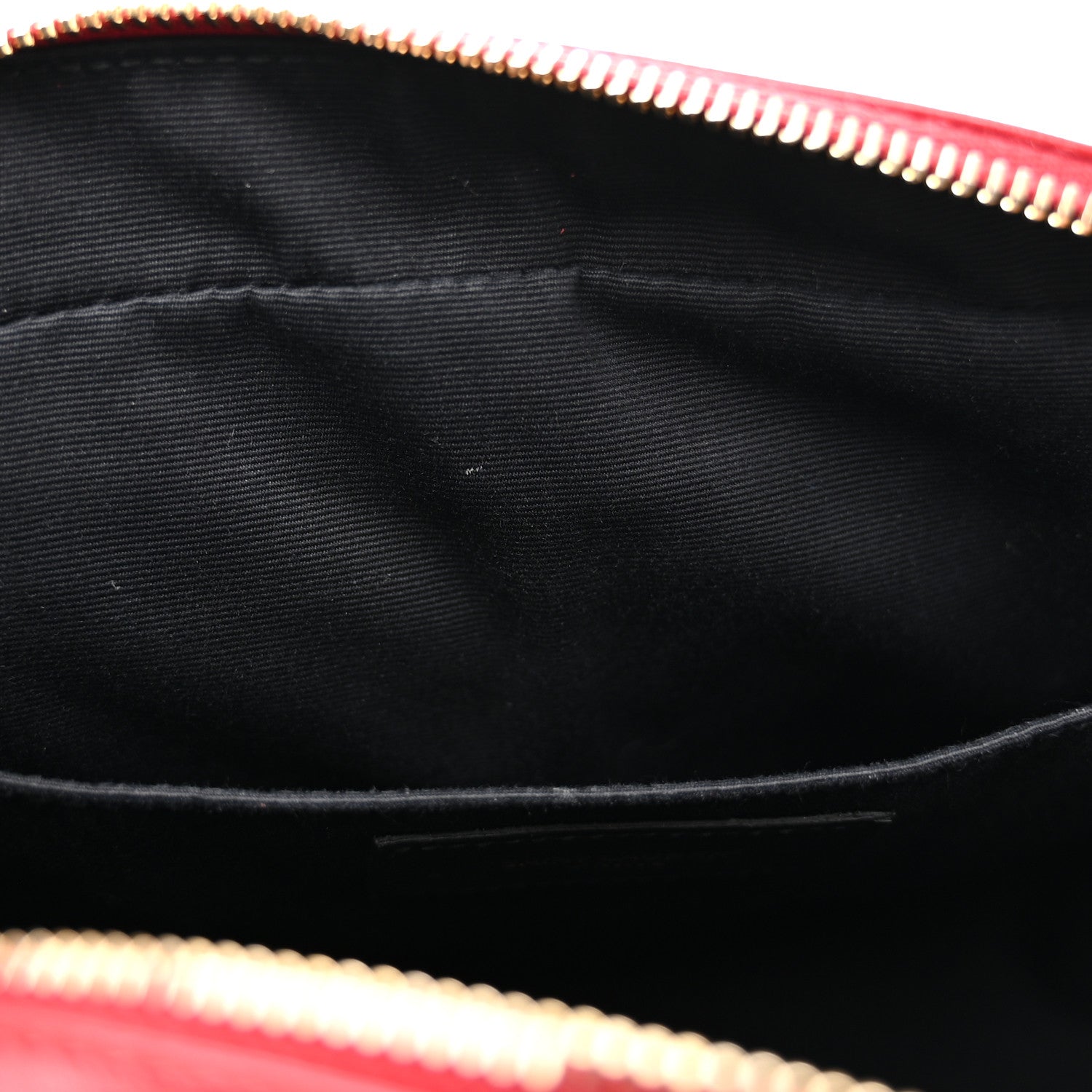 Saint Laurent Calfskin Matelasse Monogram Lou Camera Bag Red 11 of 12