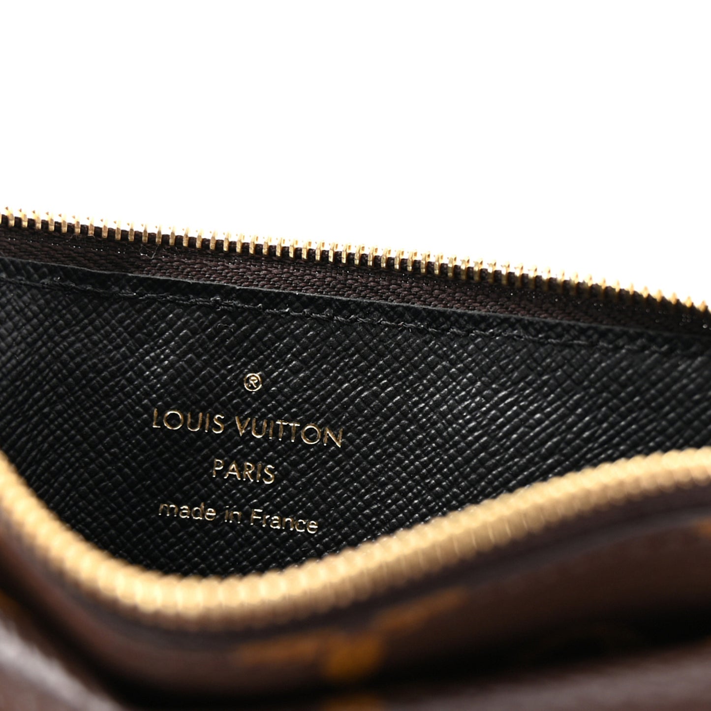 Monogram Recto Verso Card Holder Black