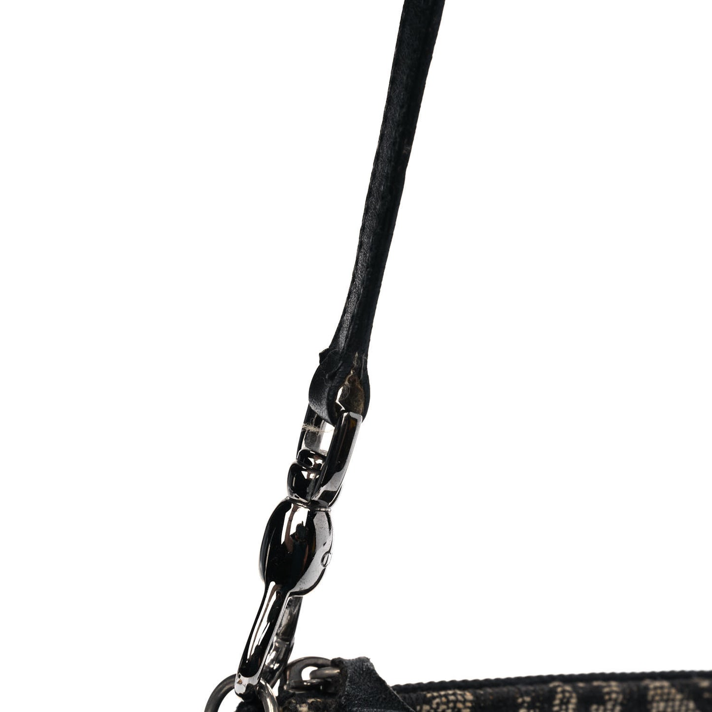 Monogram Mini Saddle Pochette Black