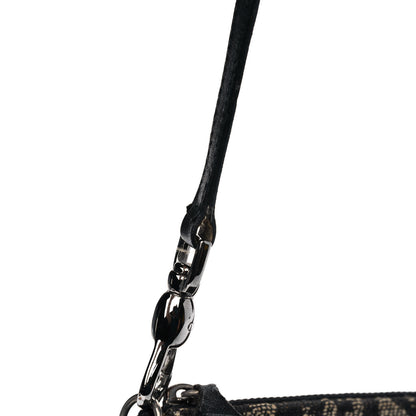 Christian Dior Monogram Mini Saddle Pochette Black 10 of 10