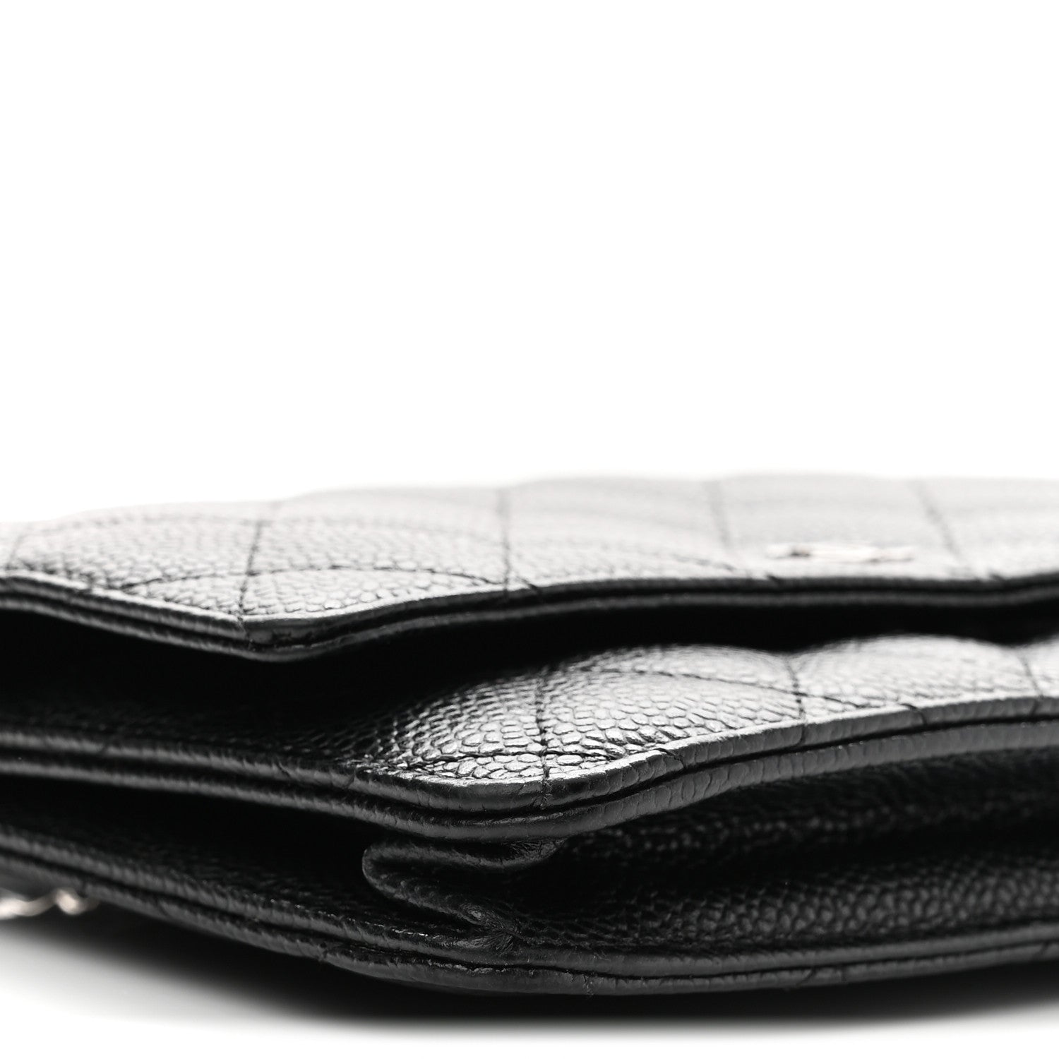 Chanel Caviar Quilted Wallet on Chain WOC Black 10 of 12