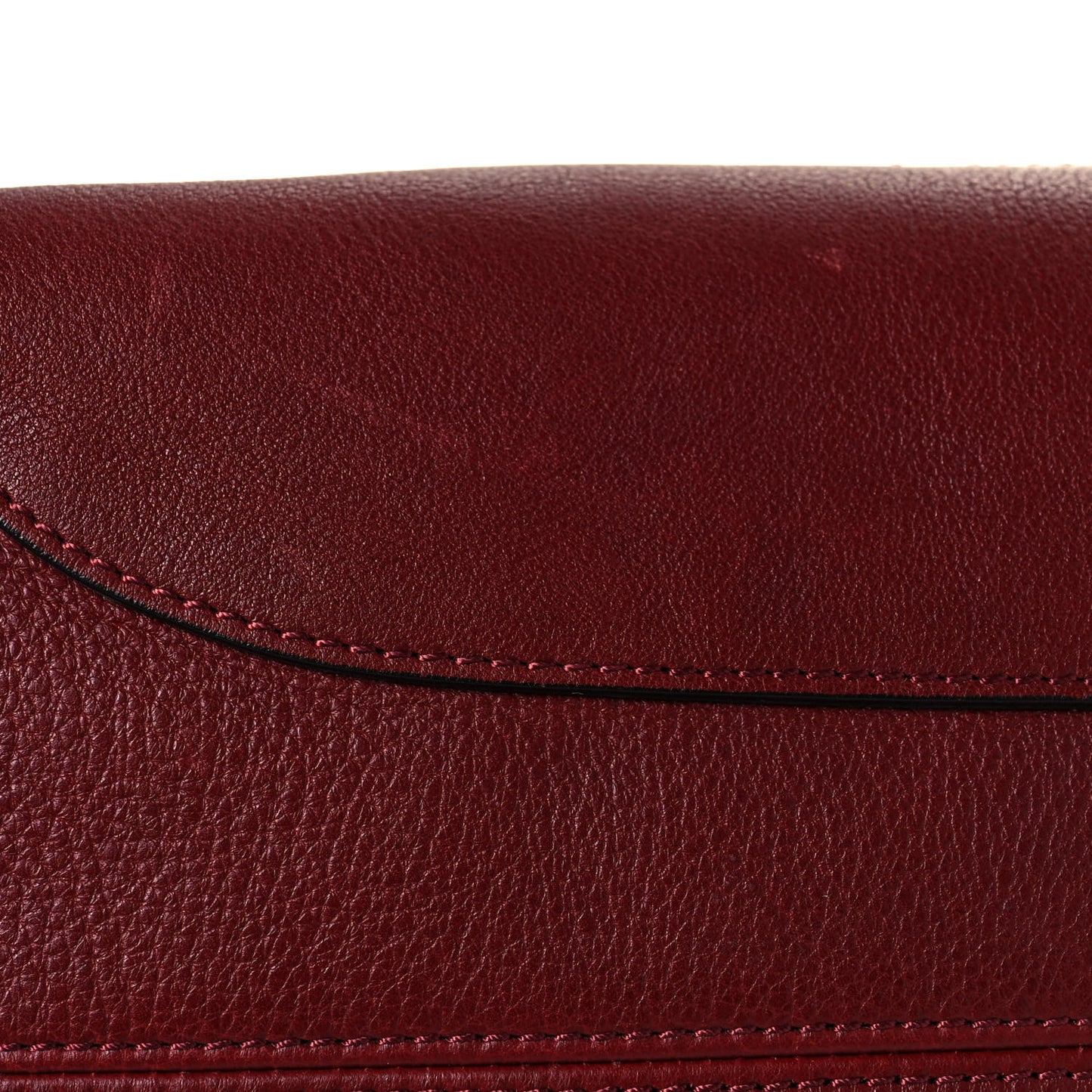 Suede Calfskin Medium Owen Bucket Bag Sienna Red