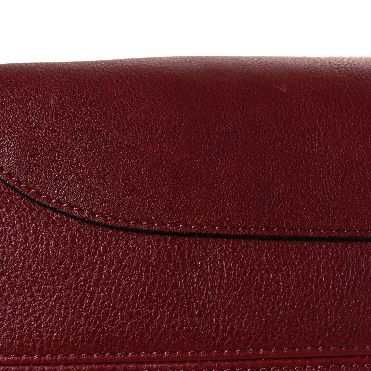Chloe Suede Calfskin Medium Owen Bucket Bag Sienna Red 17 of 19