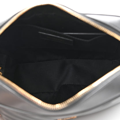 Saint Laurent Calfskin Matelasse Monogram Lou Camera Bag Dark Smog 5 of 11
